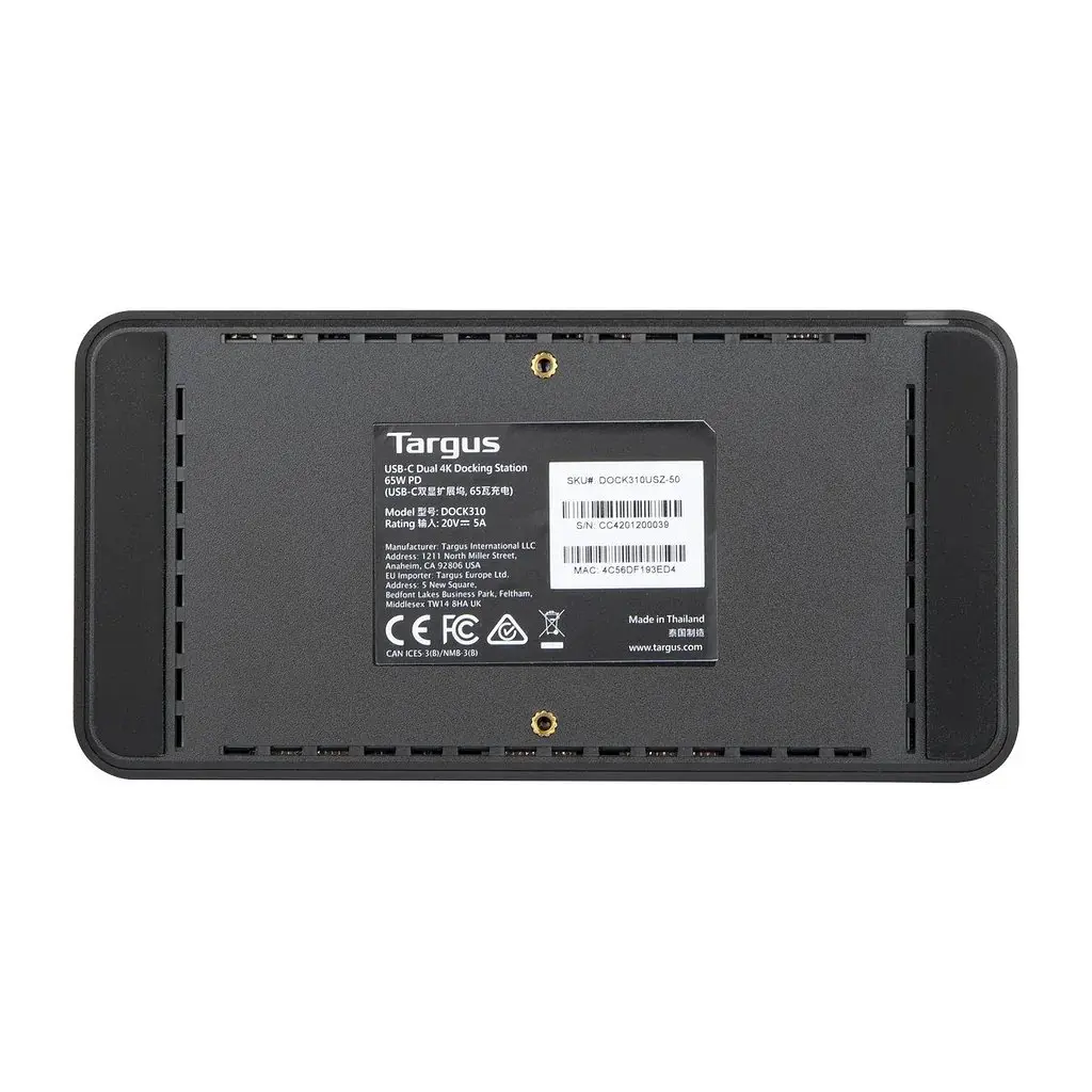 Док станція Targus Universal Usb-C dv4K Docking Station with 65W - фото 9