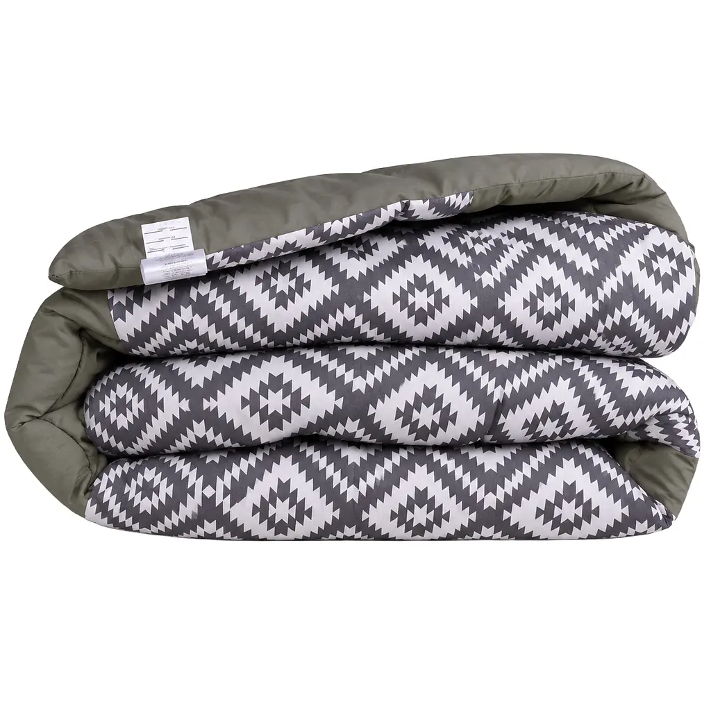 Ковдра MirSon Сolor Fun Line Silver Geo Zebra EcoSilk полуторна євро 155 х 215 см (2200014312856)