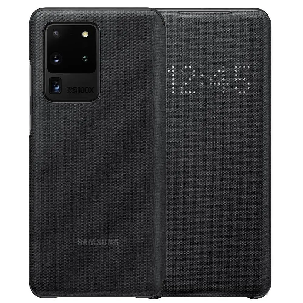 Чохол-книжка Smart LED Wallet View Cover EF-NG988PBEGRU для Samsung Galaxy S20 Ultra (6.9") Чорний