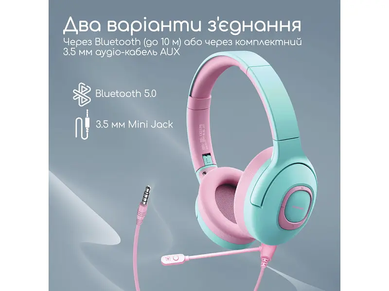 Навушники Promate Coddy Bubblegum (coddy.bubblegum) - фото 6