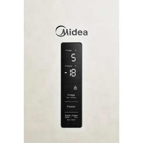 Холодильник Midea MDRB470MGF33OM бежевый - фото 6