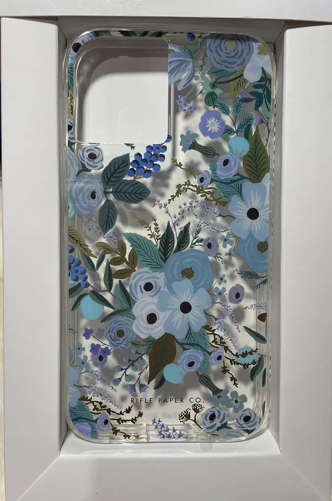 Протиударний чохол Case-Mate Rifle Paper Co RP046732 для iPhone 13 (6.1") Garden Party Blue - фото 5