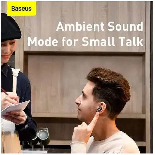 Навушники Baseus Simu ANC S2 Bluetooth сірі (NGS2-0G) - фото 10