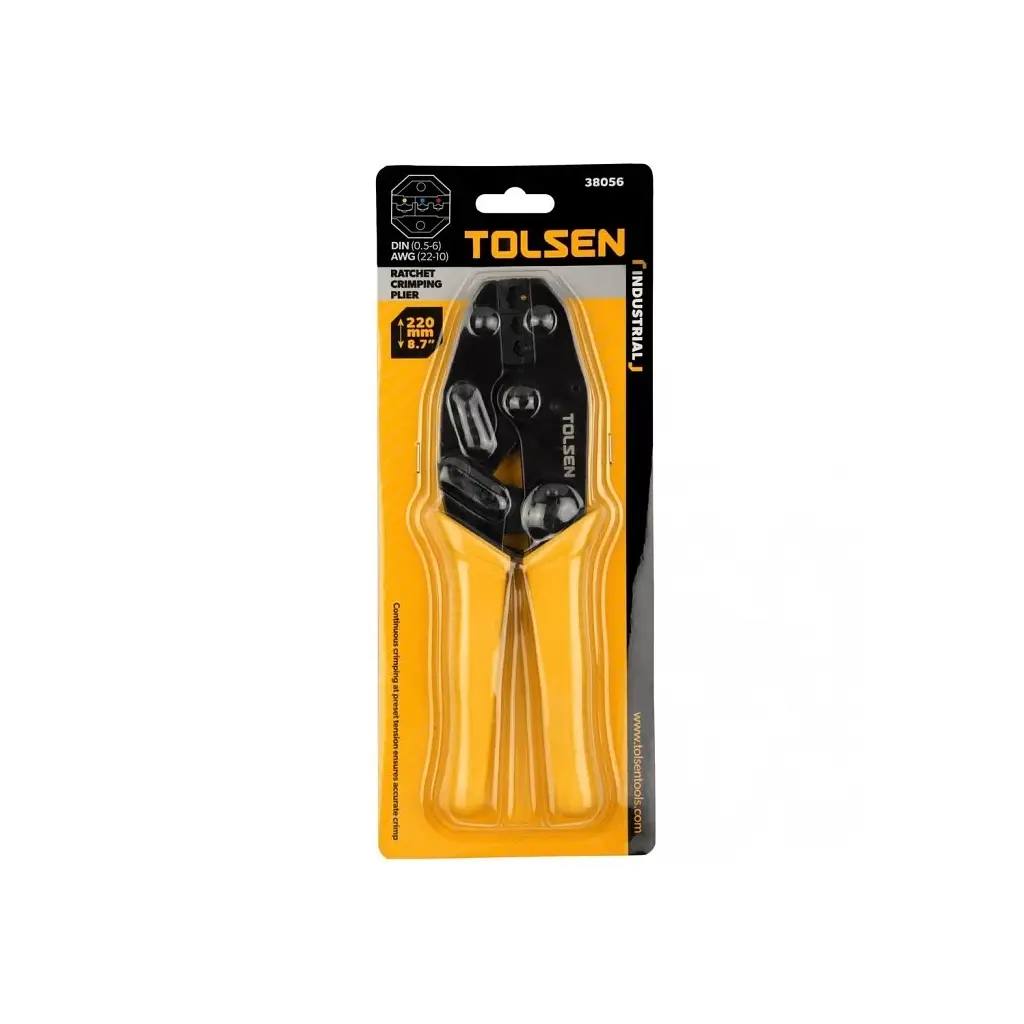 Затискач для клем Tolsen 220 мм 0.5-6 кв.мм (22-10 AWG) (38056) - фото 4