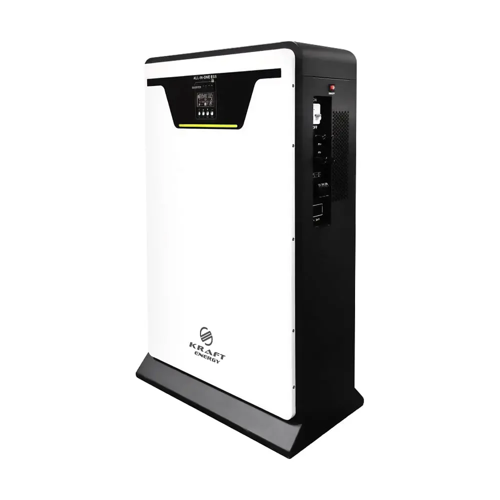 Гібридний інвертор 5kW Kraft KRF-HISA-5KW/10kwh-80A з вбудованою акумуляторною батареєю LiFePO4 (42-00091) - фото 3