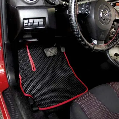 Килимки у салон EVA для Mazda 3 I 2003-2009 SD/HB з підп'ятником Бежеві-Бежевий кант 5 шт - фото 2