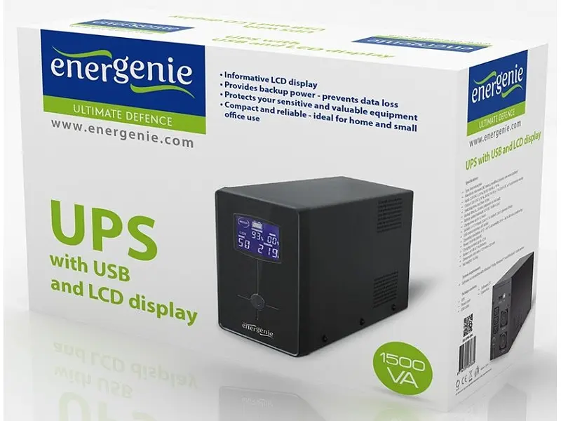 ДБЖ EnerGenie EG-UPS-033 1200 ВА - фото 5