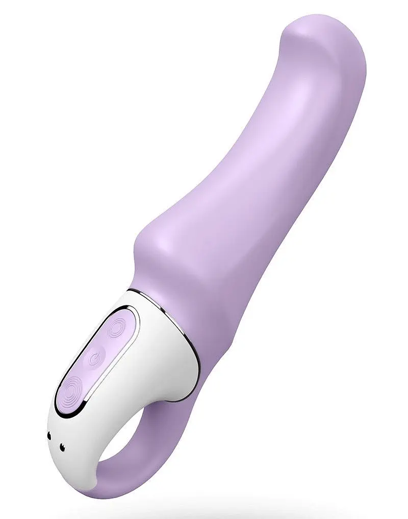 Вібратор Satisfyer Vibes Charming Smile Гнучкий потужний для точки G, 18.5х3.5 см бузковий - фото 2