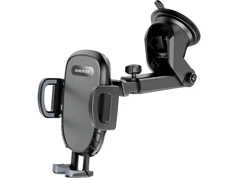 Автомобільний тримач для смартфона Borofone BH53 Windy Black/Grey (6931474751867) - фото 3