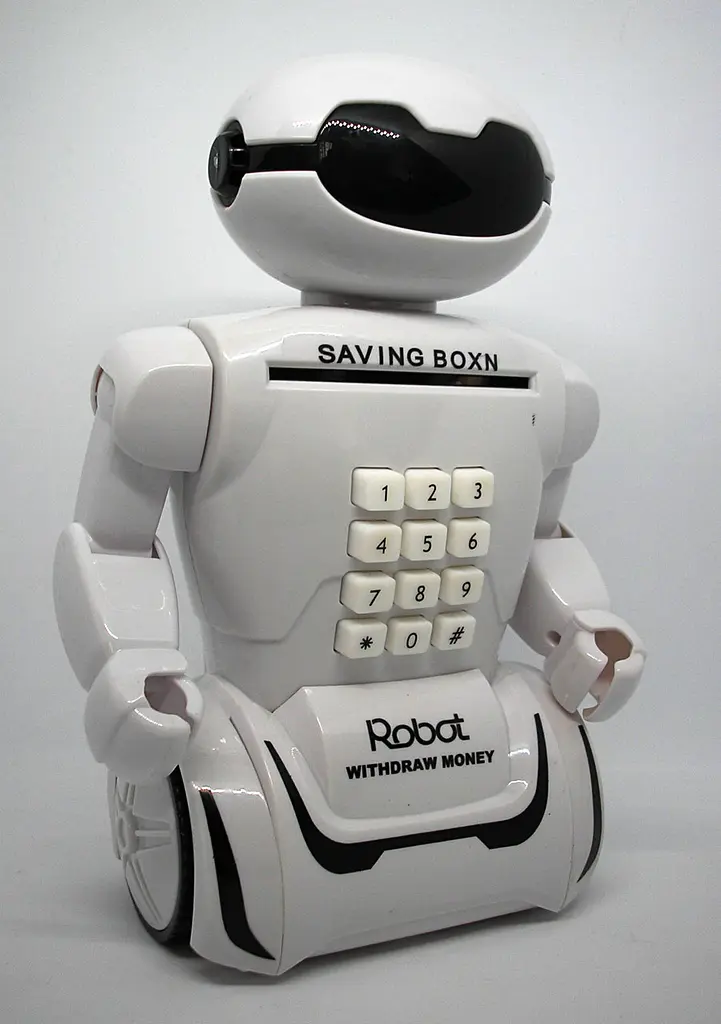 Дитячий Іграшковий Сейф Робот з Електронним Кодовим замком і Нічником Robot Piggy Bank - фото 9