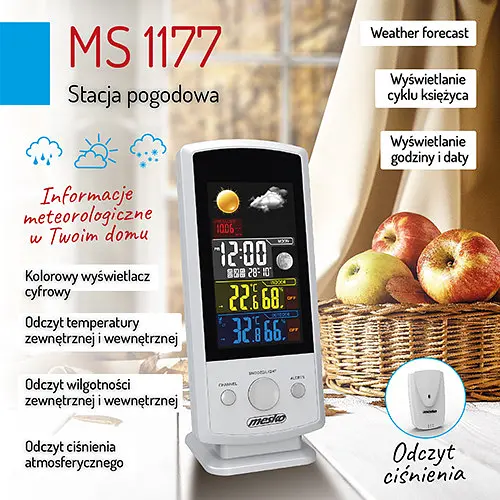Метеостанція Mesko MS 1177 - фото 8