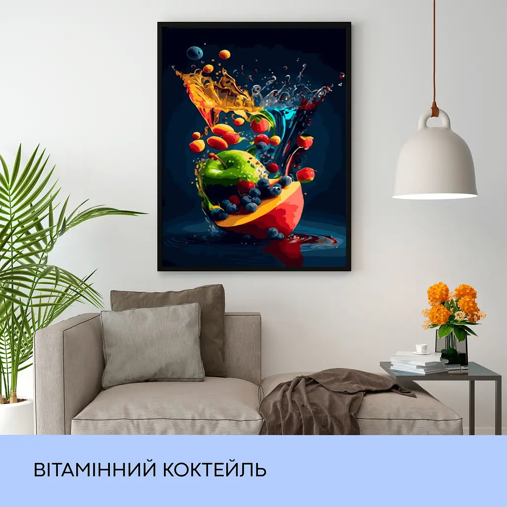 Набор для росписи по номерам "Витаминный коктейль" 40*50 см. IDEA2-GX46496 - фото 3