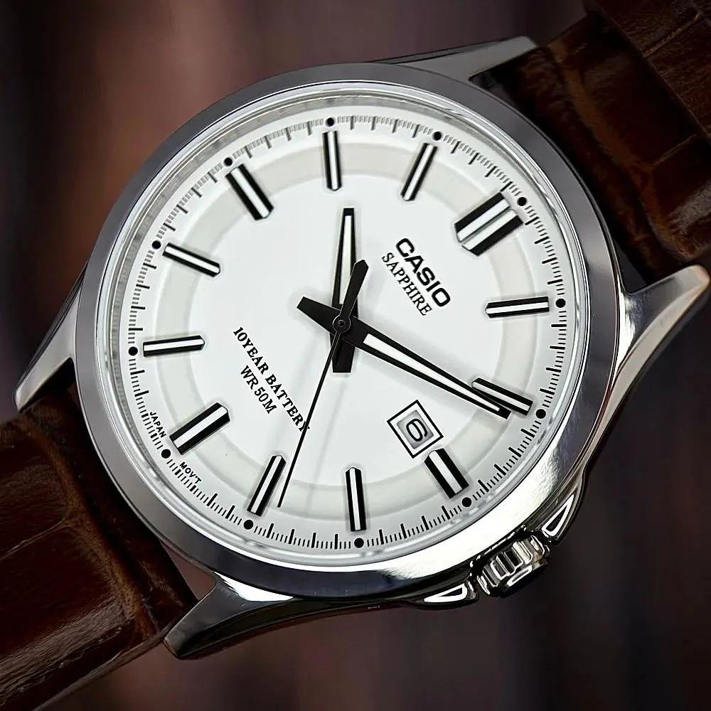 Чоловічий годинник Casio MTS-100L-7A Сріблястий ( AT1141-0333 ) - фото 4