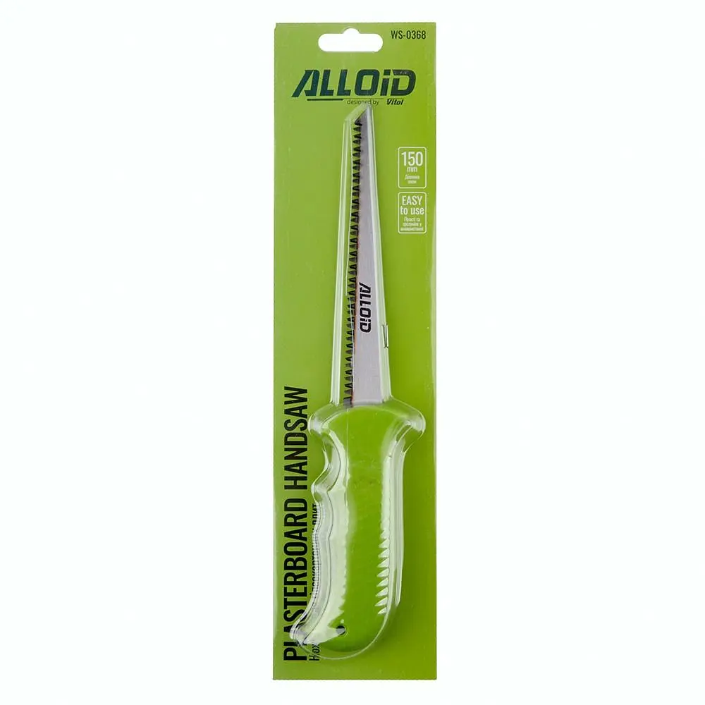 Ножовка Alloid Building Tools для гипсокартонных плит 150 мм (WS-0368) - фото 2