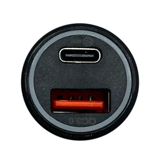 Автомобильное зарядное устройство XON UniLink Type-C 38W (Type-C PD20 + QC3.0) Black (CU1A1C38WB 3456) - фото 2