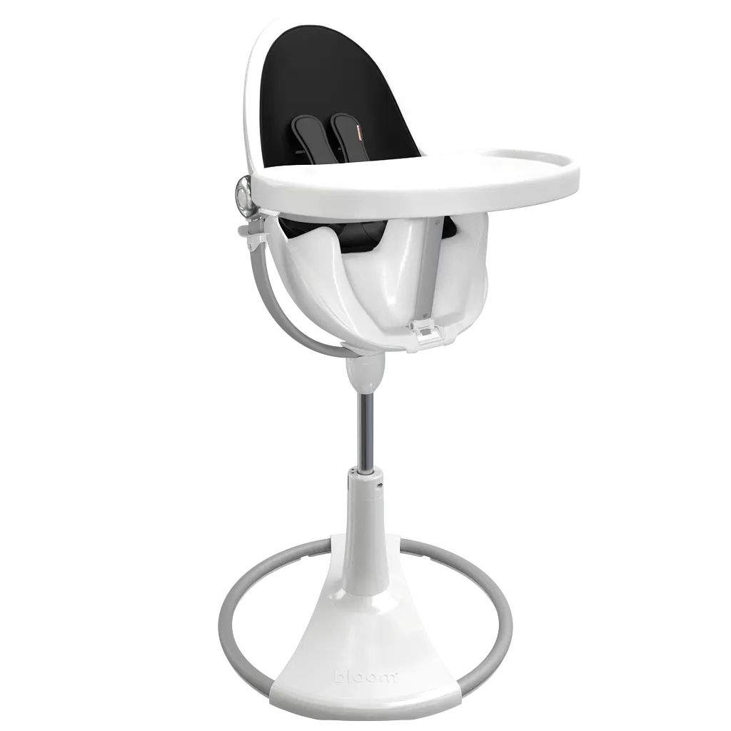 Стульчик для кормления Bloom Fresco White/Midnight black (E10535-W\E10516-MBL) - фото 2