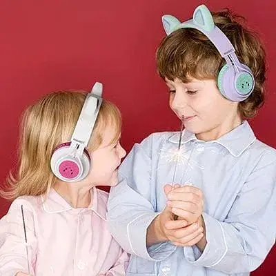 Дитячі навушники Riwbox CT-7S Cat Ear Bluetooth - фото 4