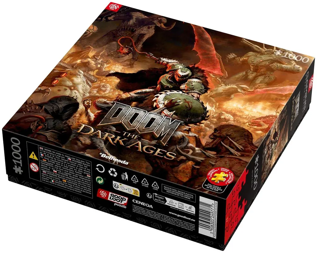 Пазл GoodLoot Doom Dark Ages Slayer`s Rage 1000 ел. - фото 5