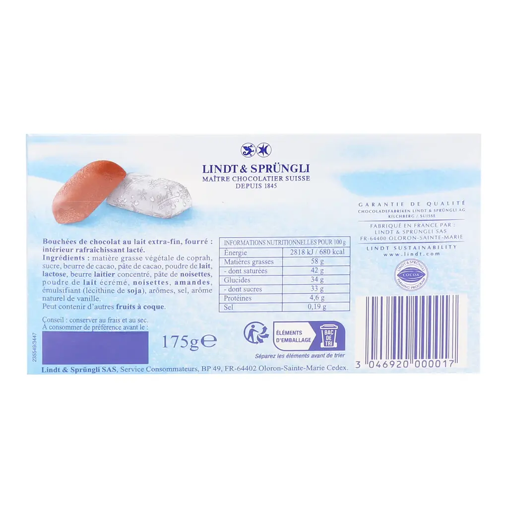 Цукерки Lindt Pyreneens Ballotins Lait 175 г - фото 4