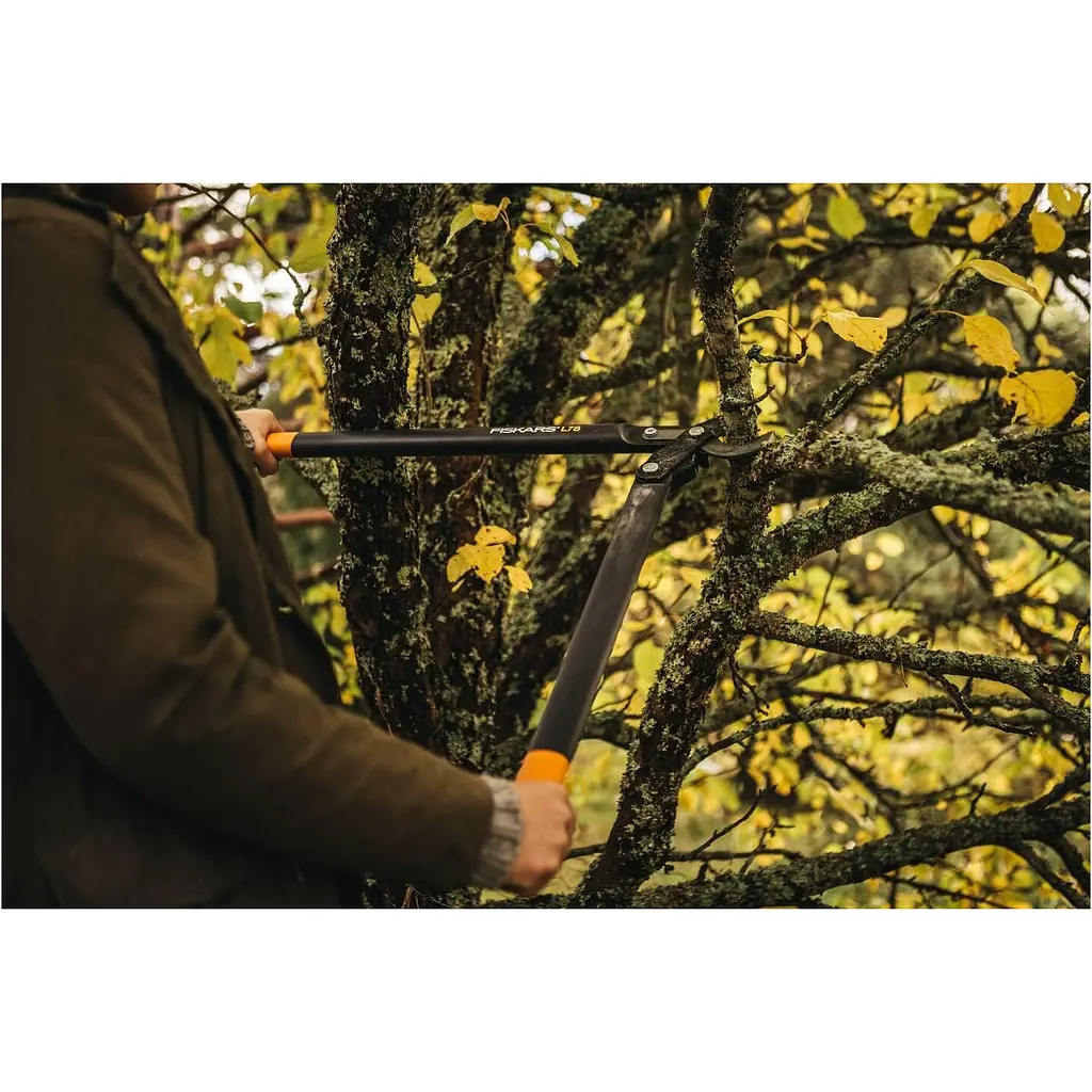 Великий площинний сучкоріз Fiskars PowerGear L78 з загнутими лезами L (1000584) - фото 5