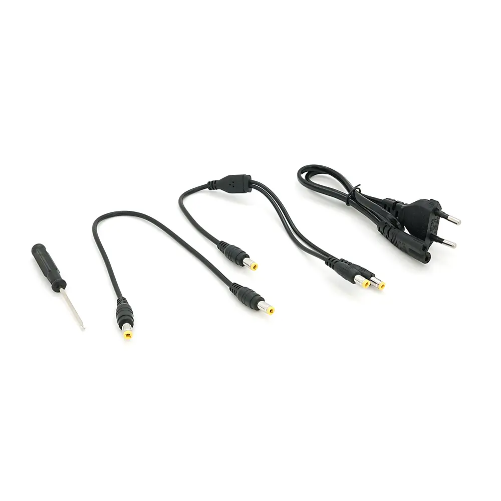 ДБЖ UPS-18W DC1018P YT45103 для роутерів/комутаторів/PON/POE-430, 5//9/12V, 1A, 10000MAh(знімні 4*2500MAh), Black, BOX - фото 4