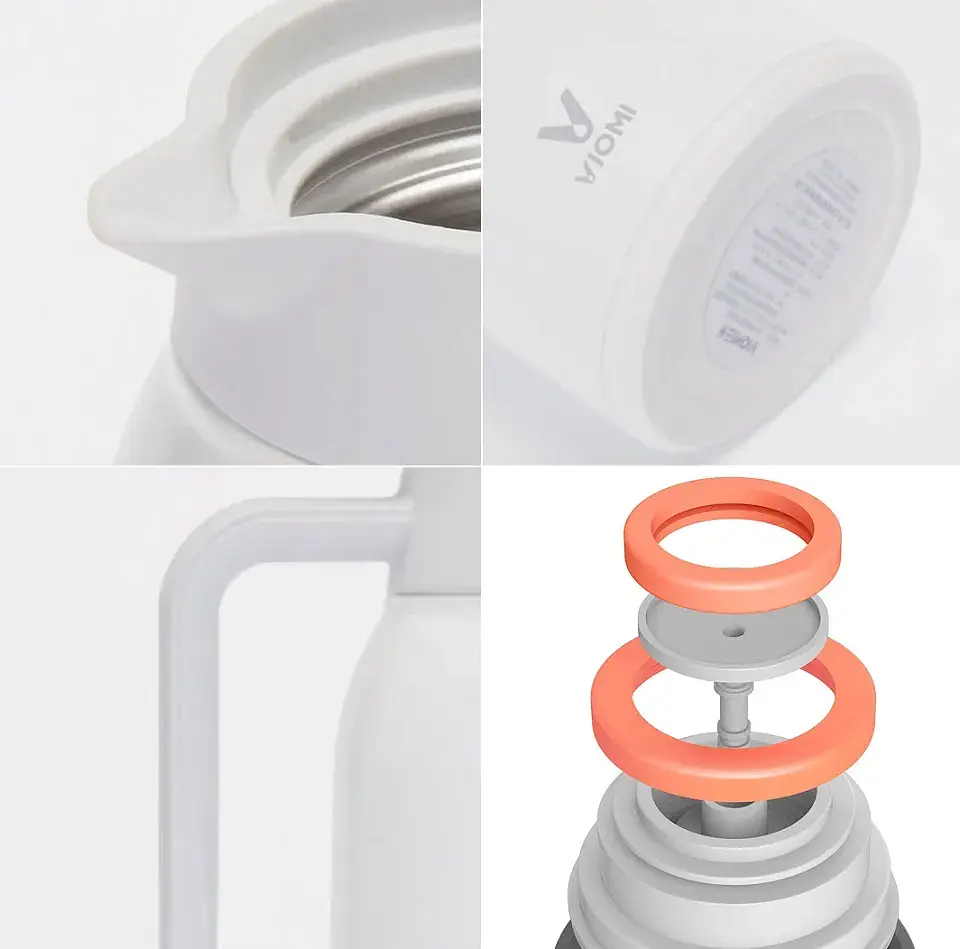 Термос Xiaomi Viomi Stainless Vacuum Cup 1.5 л White [XV-1053W] [36989] - фото 3