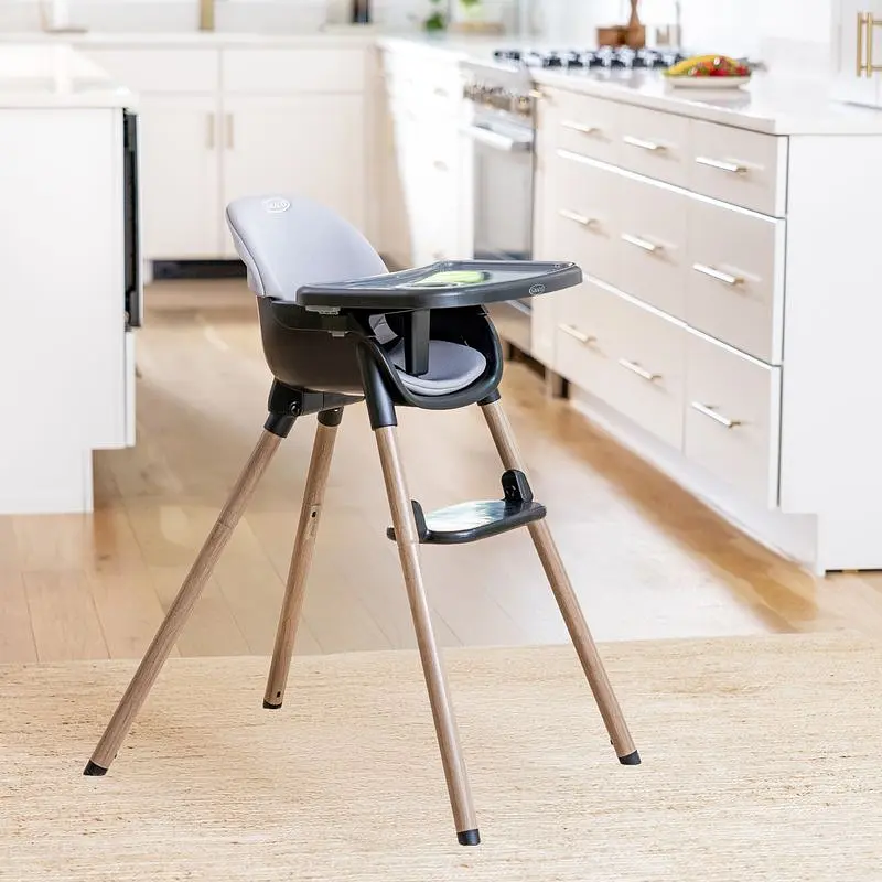 Стільчик для годування 3 в 1 Graco Presti Сірий (3AJ999STGEU) - фото 2