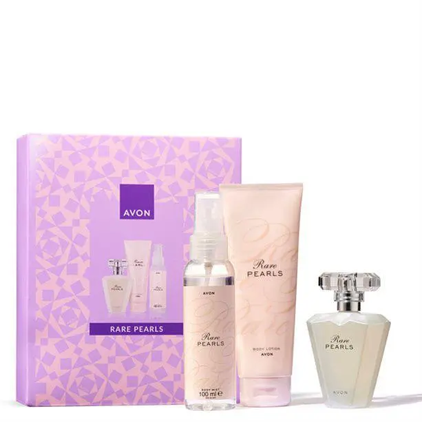 Набір Avon Rare Pearls (edp/50 мл + mist/100 мл + b/lot/125 мл) (158511316)