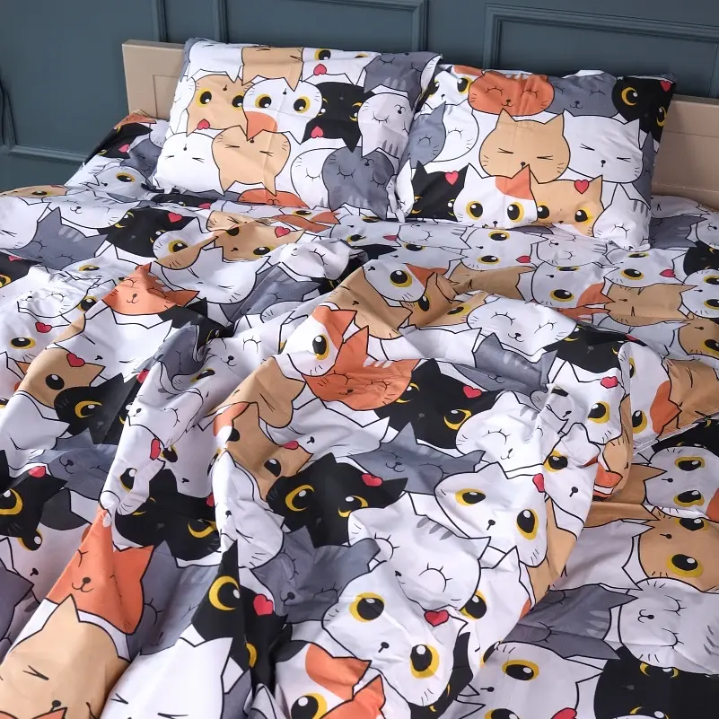 Наволочка MirSon Бязь Funny Cat 40х60 см (2200011041728) - фото 3