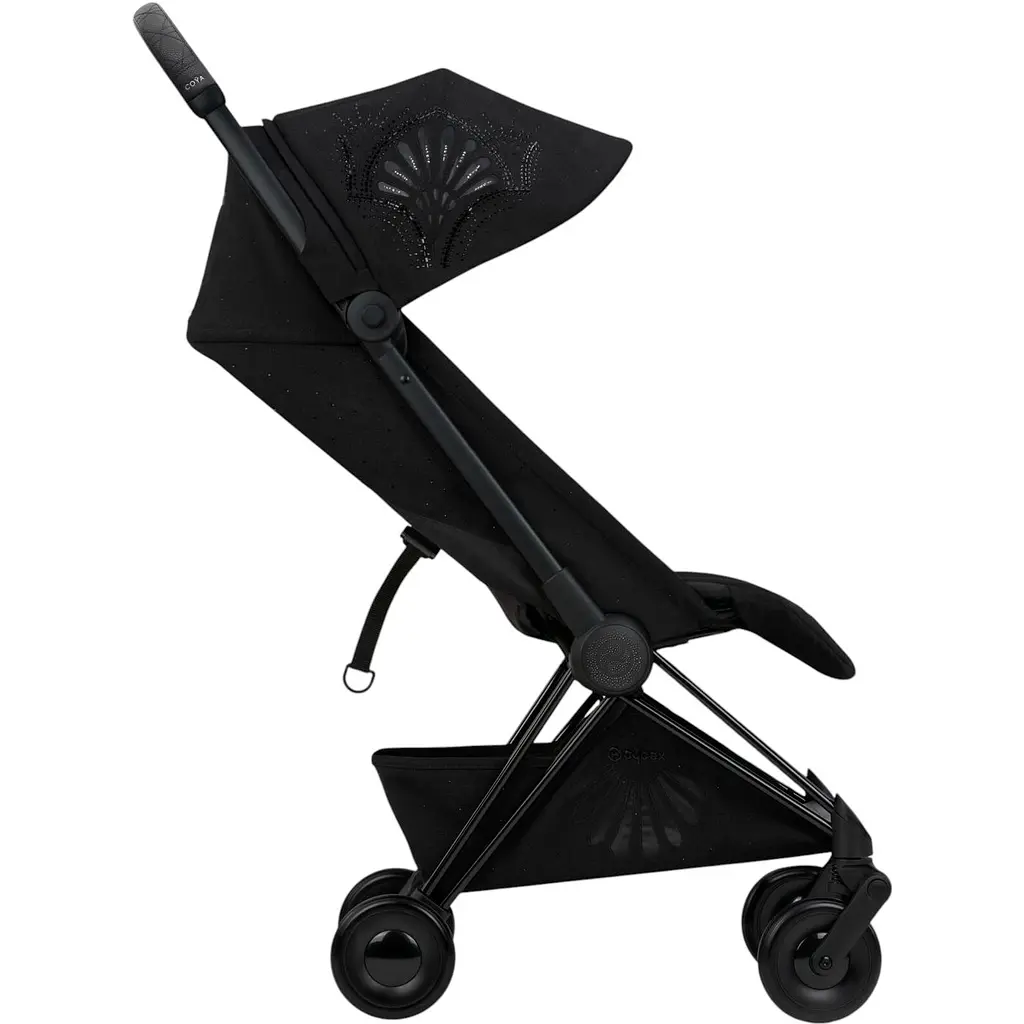 Коляска Cybex Coya La Parisienne з бампером та дощовиком чорна (522003061) - фото 3