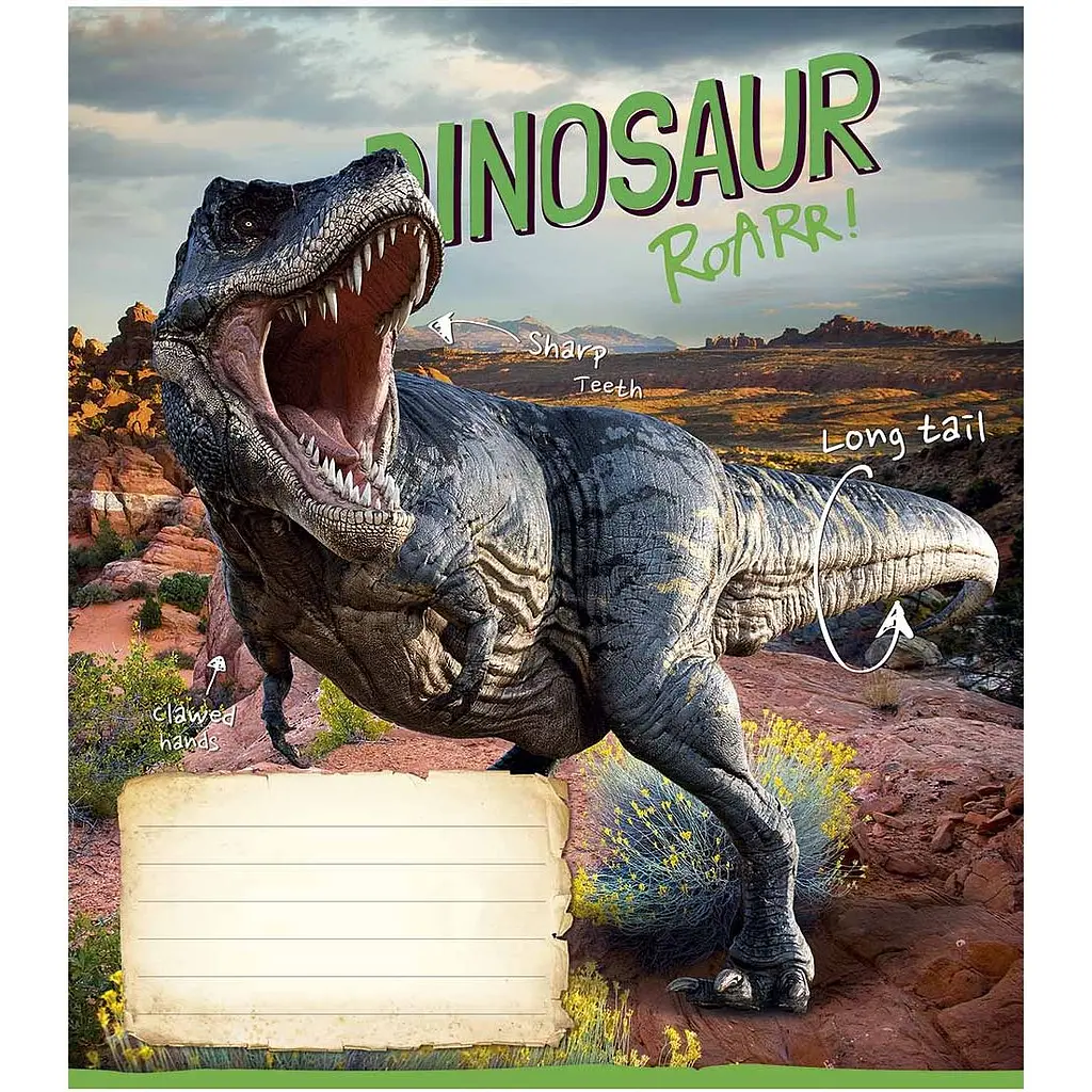 Зошит загальний Школярик Jurassic world у лінію 18 аркушів 25 шт. (018-3310L) - фото 3