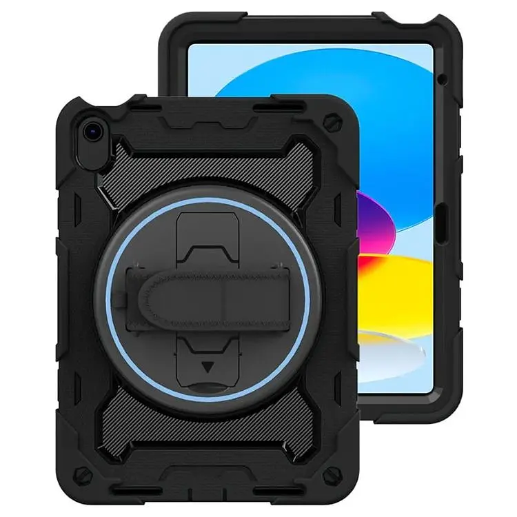 Чехол BeCover бронированный противоударный Horizontal handle для Apple iPad 10.9" 2022/2024 /iPad А16 2025 11" Black (712151) - фото 2