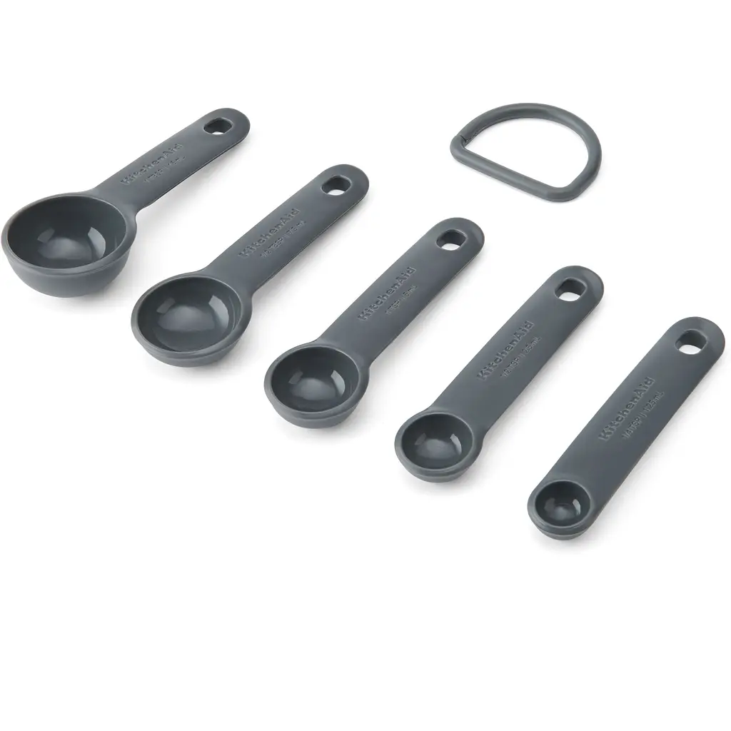 Набор мерных ложек KitchenAid Coreline серый 5 шт. (KQG057OHCGG) - фото 4