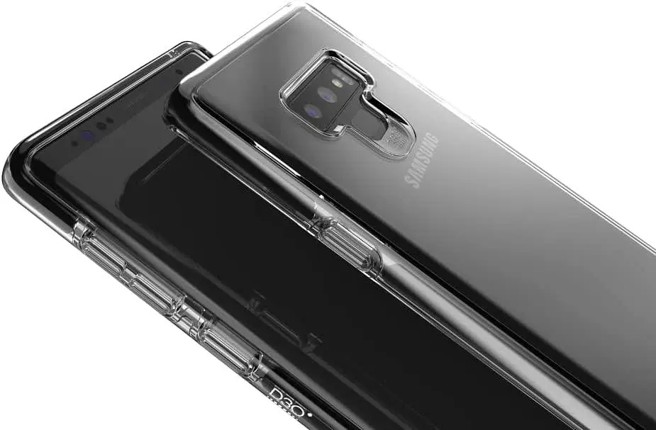 Протиударний прозорий чохол GEAR4 Piccadilly D3O для Samsung Galaxy Note 9 Black + Transparent - фото 3