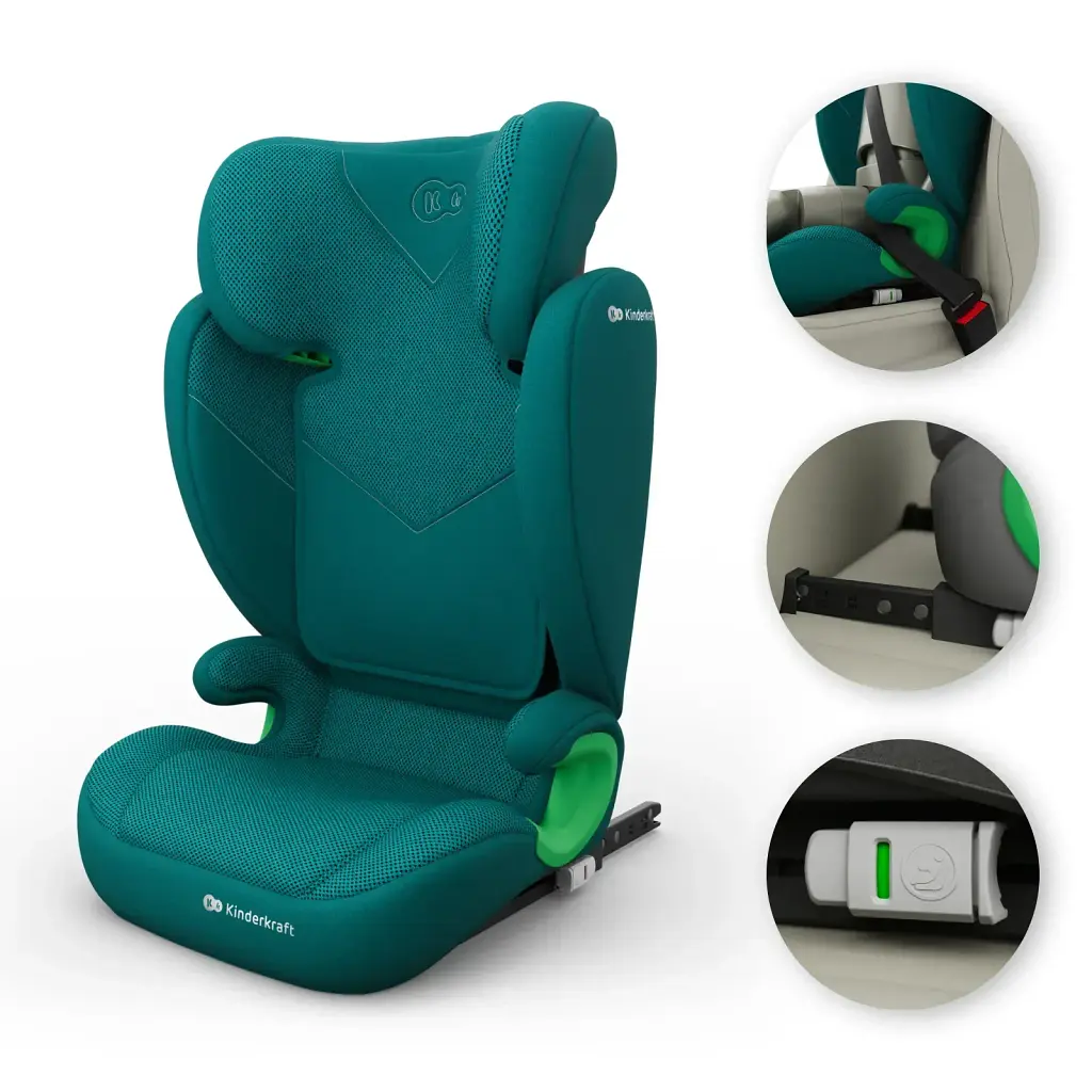 Автокрісло Kinderkraft Junior Fix 2 Plus i-Size Green (KCJUFI20GREPL0N)  - фото 3