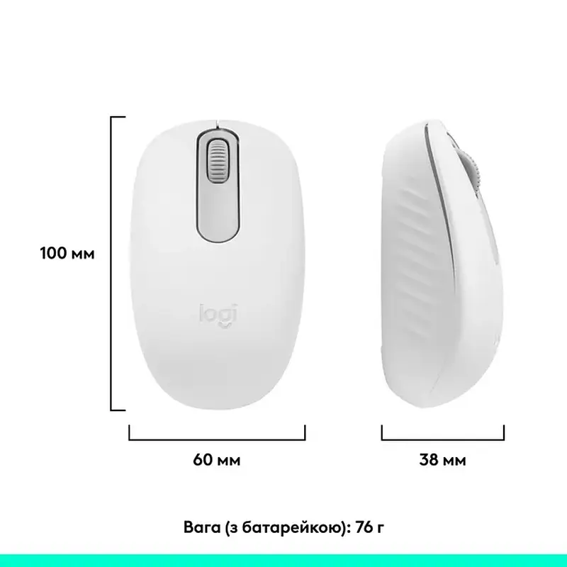 Миша LOGITECH M196 Offwhite 910-007460 - фото 8