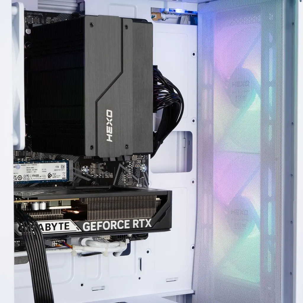 Комп'ютер HEXO Gaming Mainstream Pro (HGMP-5600N5060-32S1TWHSH) White / AMD Ryzen 5 5600 (3.5-4.4), 6 ядер / NVIDIA GeForce RTX 5060 / 32 ГБ (DDR4) / 1024 ГБ (SSD) - фото 7