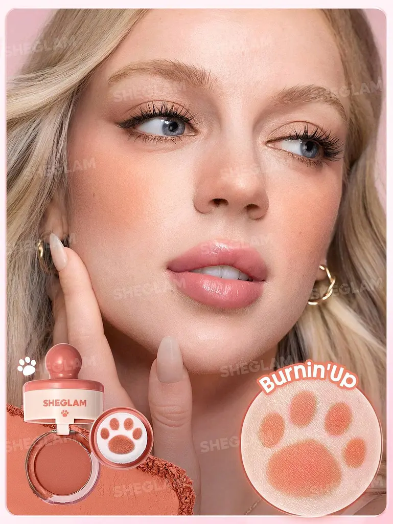 Рум'яна-штамп SHEGLAM Cutie Paw Blush Stamp 404 Burnin' Up - фото 2