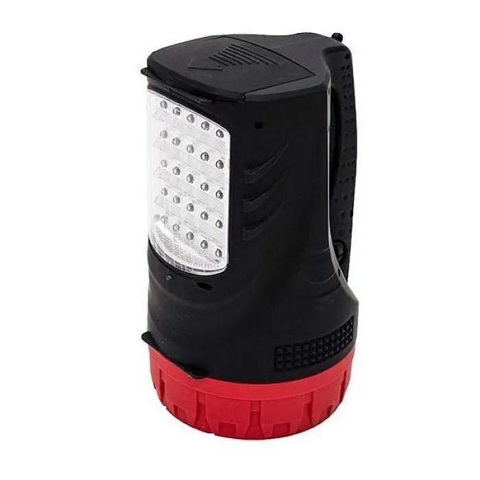 Ліхтар акумуляторний Intertool з бічною світловою панеллю 1 LED 5 W + 25 LED LB-0102 - фото 6