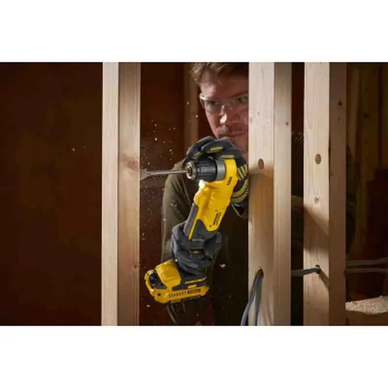 Дриль Stanley кутова FATMAX® V20, Li-lon 18V, 45 Нм, 0-600/1900 об/хв (без АКБ та ЗП) (SFMCD750B) - фото 11