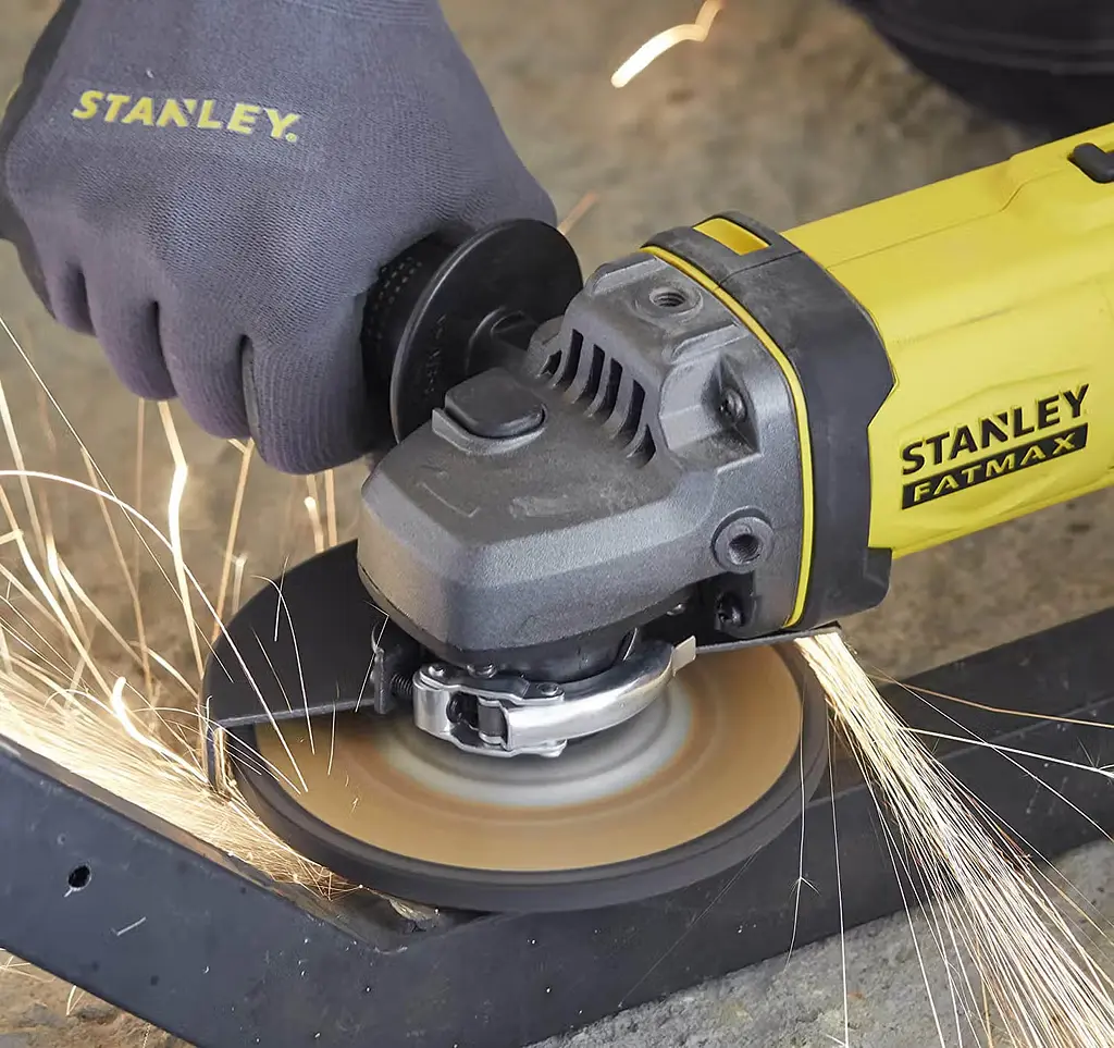 Шлифмашина угловая аккумуляторная Stanley FatMax Li-Ion 18В 8500 об/мин без аккумулятора и зарядного устройства (SFMCG400B-XJ) - фото 3