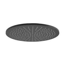 Верхній душ Paffoni Syncro Quadro Ø300xh8 мм з утримувачем 400 мм black matt ZSOF079NO + ZSOF034NO, Чорний матовий - фото 6