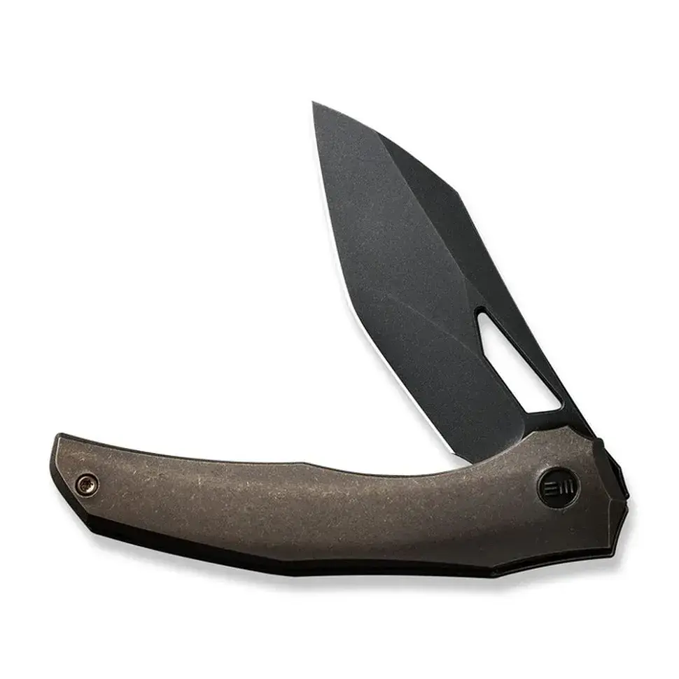 Ніж складаний туристичний WE Knife Ignio Mystery Box, (8.4 см) CPM 20CV / титан 6AL4V бронзовий - фото 4