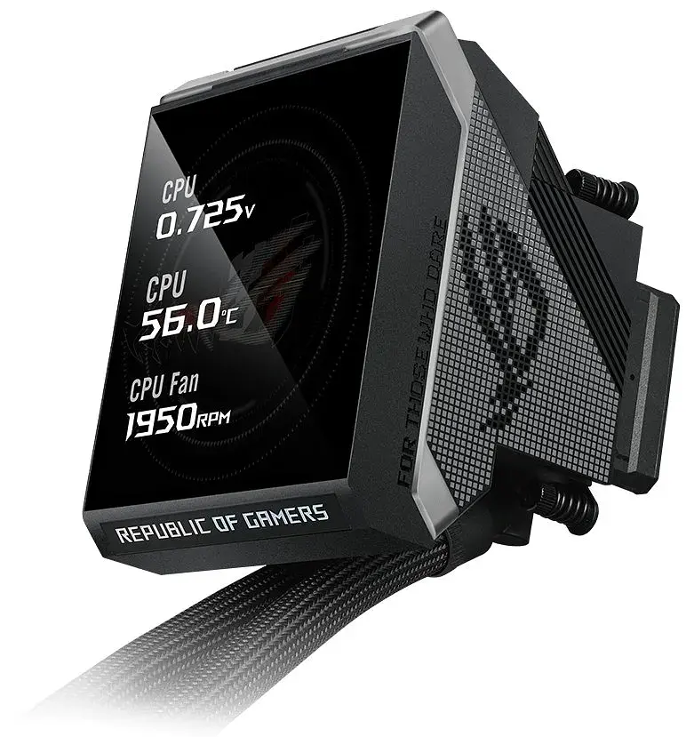 Система рідинного охолодження ASUS ROG STRIX LC IV 360 ARGB LCD (90RC01M1-B0EAY0) - фото 3