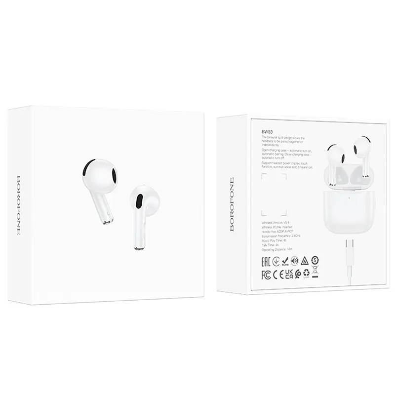 Беспроводные TWS наушники Borofone BW83 - фото 6