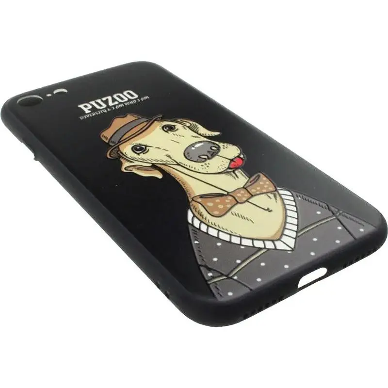 Чохол-накладка PUZOO Artdog Phone iPhone 7/8/SE 2020 Black Bean - фото 3