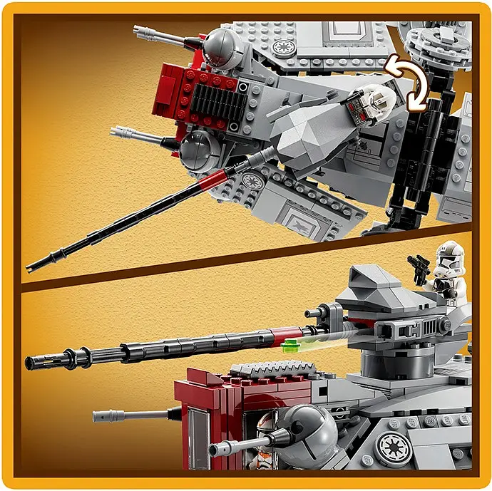 Конструктор LEGO Star Wars Крокохід AT-TE 1082 деталей (75337) - фото 8