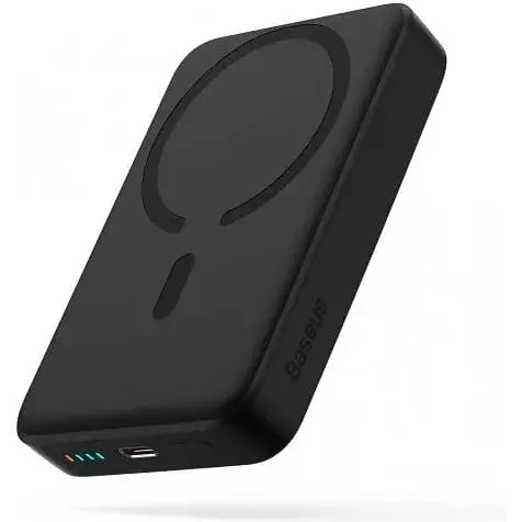 Внешний аккумулятор Baseus MagSafe 6000mAh 20W (PPCXW06) черный PPCX020001 - фото 3