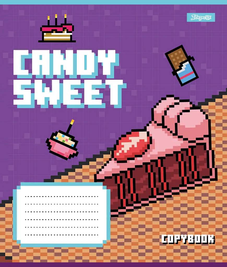 Набор тетрадей 1 сентября Candy sweet А5 в косую линию 12 листов 25 шт. (767201) - фото 6