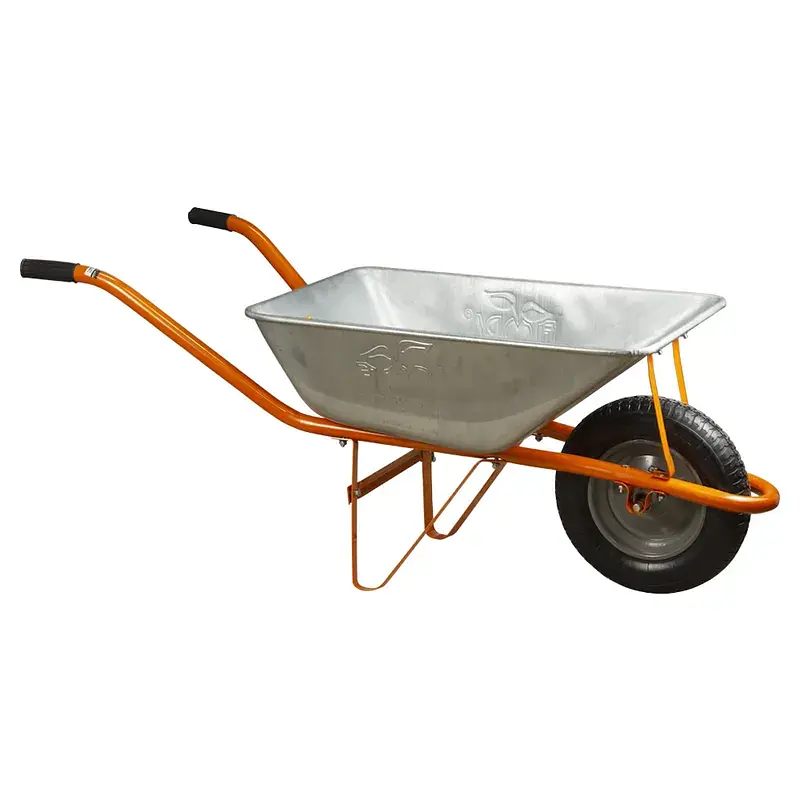 Тачка садова Flora одноколісна 58 л 120 кг колесо 14" (5055324) - фото 7